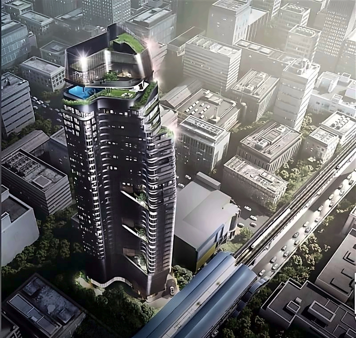 Exterior or project image for Ideo Q Victory in Bangkok